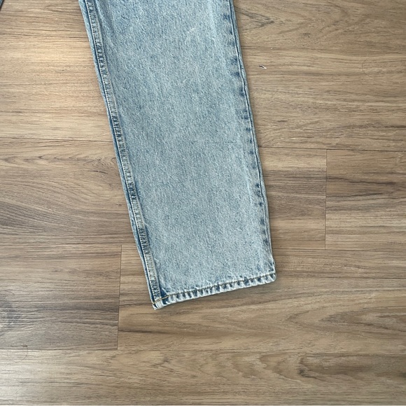 Good American Good '90s Duster Crop Straight Leg Jeans Size 2/26 - Picture 2 of 8